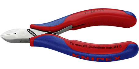 Knipex - 77 22 - Pince coupant de côté - sans chanfrein