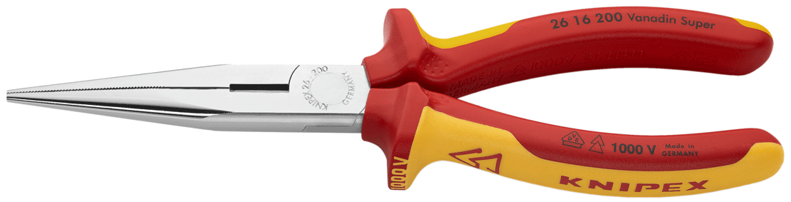 Knipex - Pince demi-ronde avec coupe-fils latéral - 1000 V - n°2 - Bugnard.ch