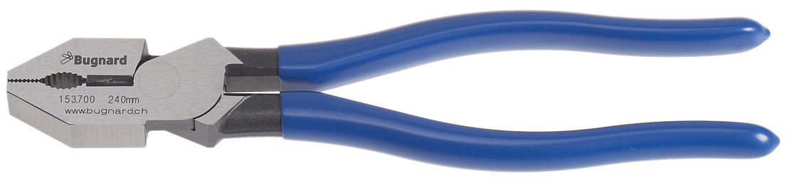 Bugnard - Pince de monteur de lignes - bleue - n°1 - Bugnard.ch