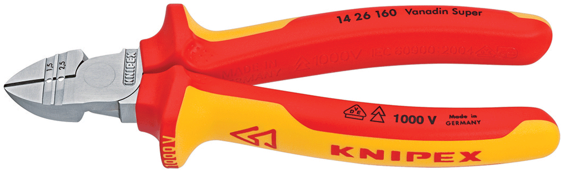 Knipex - 14 26 - Pince à dénuder et coupante de côté - 1000 V - n°1 - 14 26 - EAN 4003773040279 - Bugnard.ch