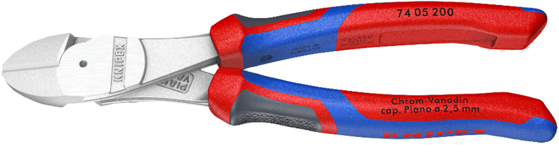 Knipex - 74 05 - Pince coupante de côté à forte démultiplication - n°1 - 74 05 - Bugnard.ch