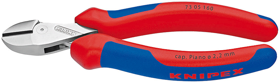 Knipex - 73 05 - Pince coupante de côté - X-Cut® - n°1 - 73 05 - EAN 4003773075134 - Bugnard.ch