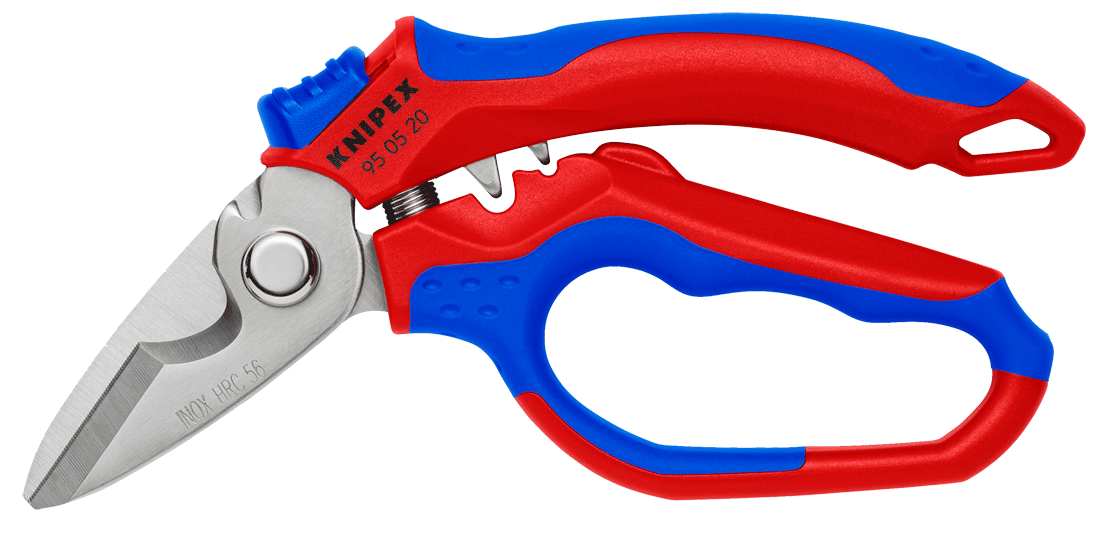 Knipex - 95 05 - Ciseaux coudés pour électricien - n°1 - 95 05 - EAN 4003773082699 - Bugnard.ch