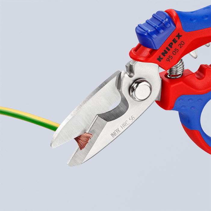 Knipex - 95 05 - Ciseaux coudés pour électricien - n°3 - 95 05 - EAN 4003773082699 - Bugnard.ch
