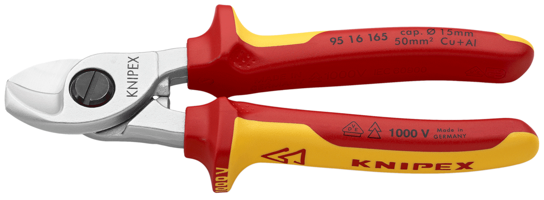 Knipex - 95 16 - Coupe-câble électrique - 50 mm² - 1000 V - n°1 - 95 16 - EAN 4003773039648 - Bugnard.ch