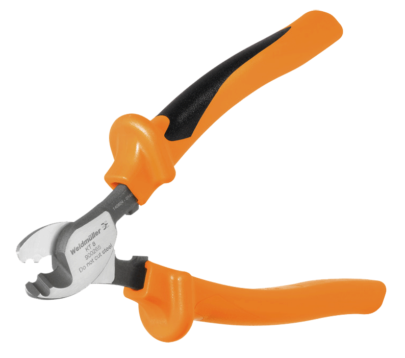 Weidmüller - KT 8 - Cisaille pour câble électrique - isolée 1000 V - n°1 - KT 8 - EAN 4008190020163 - Bugnard.ch