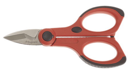 Bugnard - Ciseaux pour électricien avec coupe fil - 150 mm
