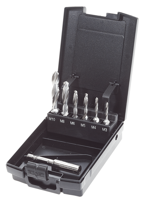 Exact - Assortiment de tarauds combinés M3-M10 - n°1 - EAN 4026558059105 - Bugnard.ch