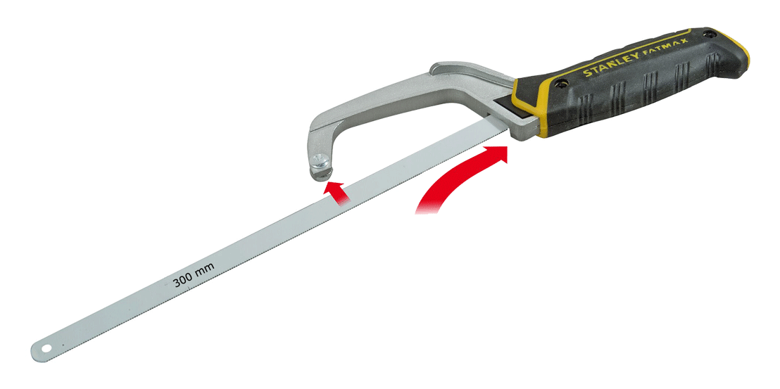Stanley - FATMAX - Porte-scie à métaux - pour lame standard de 300 mm - n°2 - FATMAX - EAN 3253560152116 - Bugnard.ch