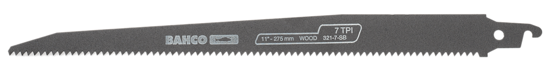 Bahco - 321-7-SB - Lame de scie pour bois et matière synthétique - 280 mm - n°1 - 321-7-SB - EAN 7311518129149 - Bugnard.ch