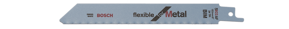 Bosch - S 922 AF - Lames de scie-sabre pour métaux - 150 mm - n°1 - S 922 AF - EAN 3165140093491 - Bugnard.ch