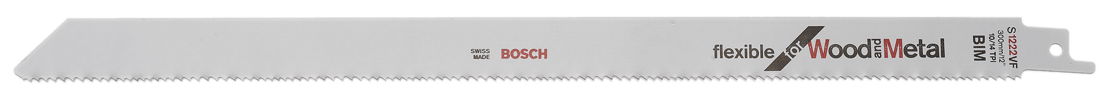 Bosch - S 1222 VF - Lames de scie-sabre - universelle - 300 mm - n°1 - S 1222 VF - EAN 3165140093583 - Bugnard.ch