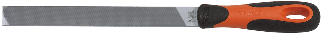 Bahco - Lime plate - mi-douce - avec manche - n°1 - Bugnard.ch