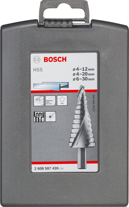 Bosch - Jeu de mèches à étages - HSS - qualité Premium - n°2 - EAN 3165140630207 - Bugnard.ch