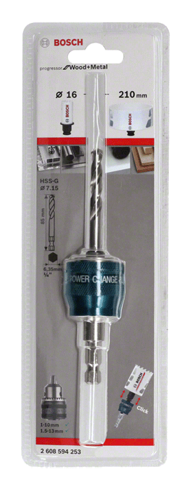 Bosch - Power Change - Adaptateur "Power Change" - SDS-plus - avec mèche de centrage - n°2 - Power Change - EAN 3165140950220 - Bugnard.ch