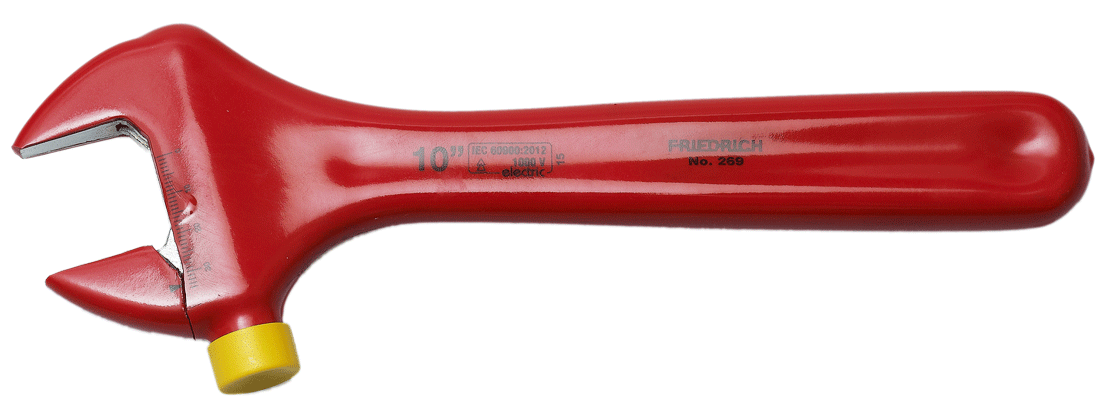 Friedrich - Clé à molette - isolée 1000 V - n°1 - EAN 4007555269162 - Bugnard.ch