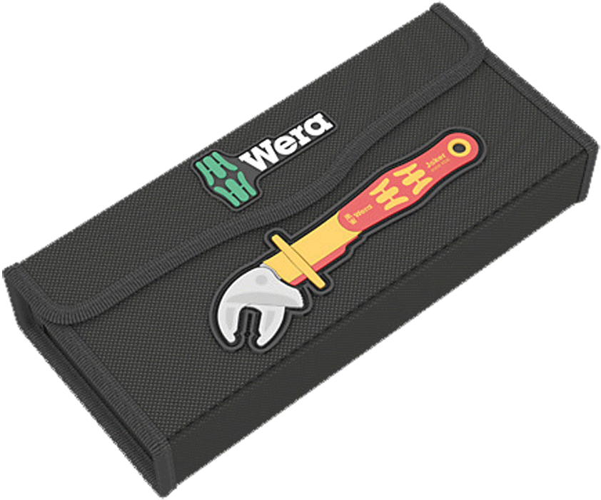 Wera - 6004 Joker VDE 4 Set 1 - Set de clés à fourche auto-ajustable - fonction cliquet - isolée 1000 V - n°2 - 6004 Joker VDE 4 Set 1 - EAN 4013288221803 - Bugnard.ch