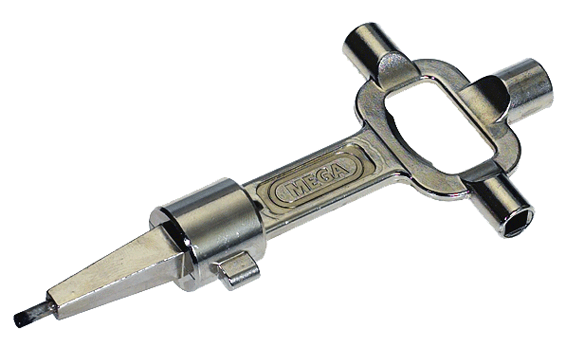 Mega - Clé pour poseur - pour cylindre rond - n°1 - EAN 7610744015531 - Bugnard.ch
