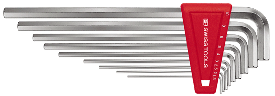 PB Swiss Tools - PB 211 H - Jeu de clés mâles - long - n°2 - PB 211 H - Bugnard.ch