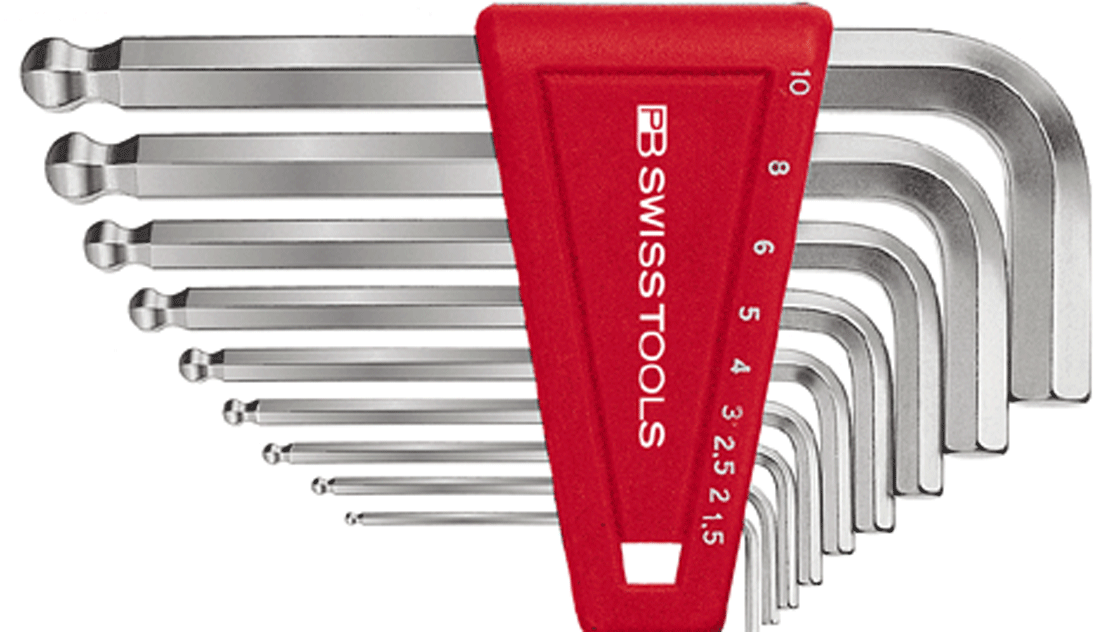PB Swiss Tools - PB 212 H - Jeu de clés mâles - tête sphérique - n°2 - PB 212 H - Bugnard.ch
