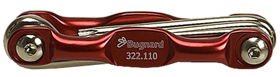 Bugnard - Jeu de clés mâles - support métalique - Torx - n°2 - Bugnard.ch