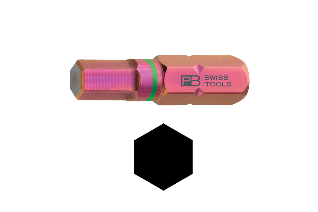 PB Swiss Tools - PB C6 210 - Embout - six pans intérieurs - 25/33 mm - n°1 - PB C6 210 - Bugnard.ch