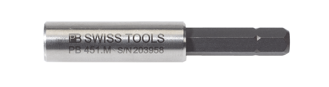 PB Swiss Tools - PB 451 M - Porte-embouts avec aimant permanent - n°1 - PB 451 M - EAN 7610733016006 - Bugnard.ch