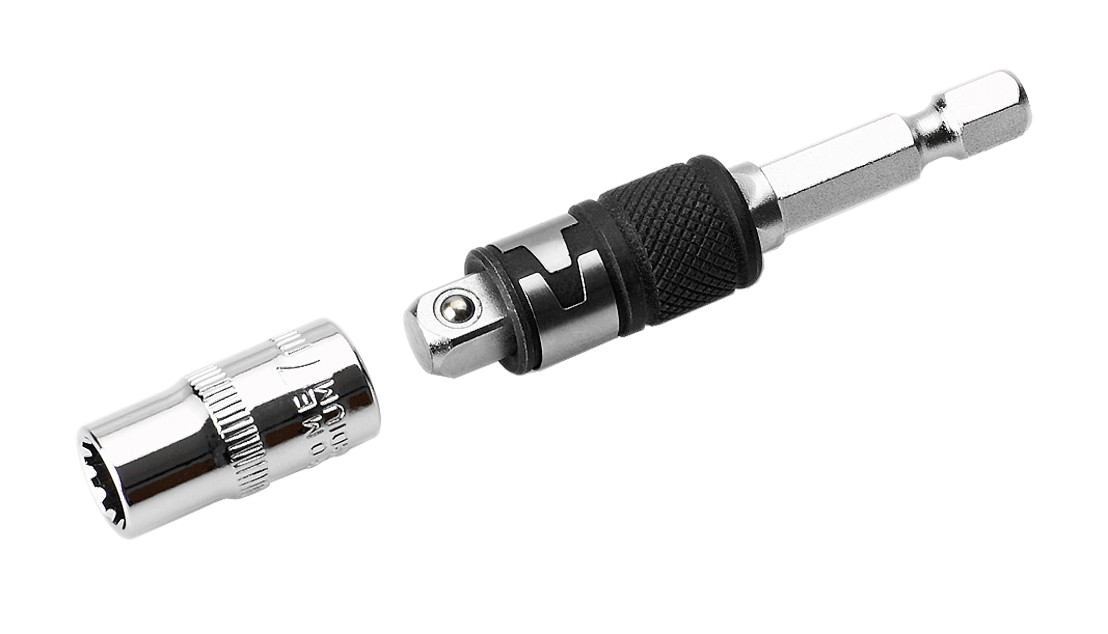 Adaptateur pour clé à douille et porte-embout 1/4 " - n°3 - Bugnard.ch