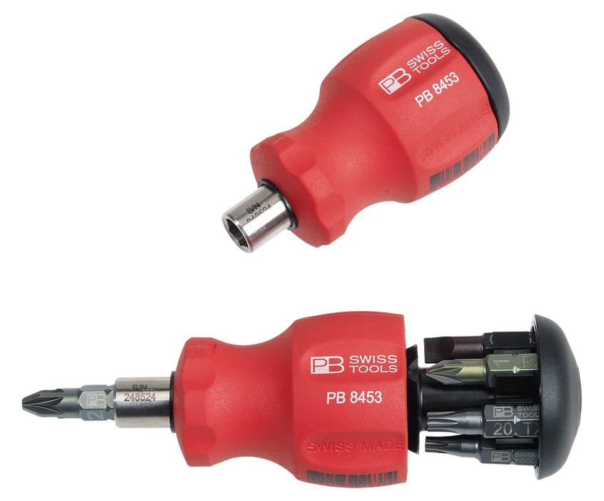 PB Swiss Tools - PB 8453 BU - Porte-embouts avec embouts - court - n°4 - PB 8453 BU - EAN 7610733096374 - Bugnard.ch