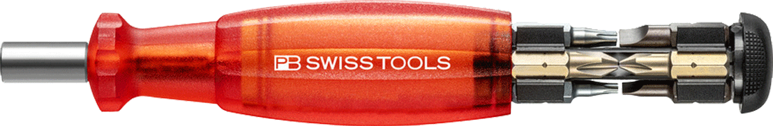 PB Swiss Tools - PB 6464 Red BU - Porte-embouts avec embouts - n°1 - PB 6464 Red BU - Bugnard.ch