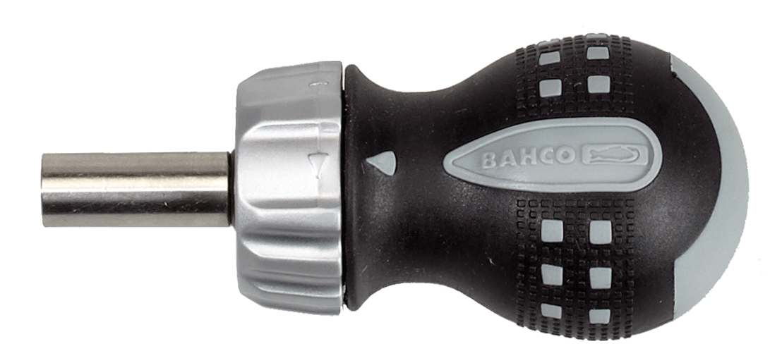 Bahco - Poignée à cliquet courte pour embouts 1/4" - n°1 - EAN 7314150128082 - Bugnard.ch