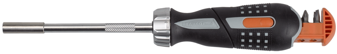 Bahco - Poignée à cliquet pivotante pour embouts 1/4" - n°3 - EAN 7314150128105 - Bugnard.ch