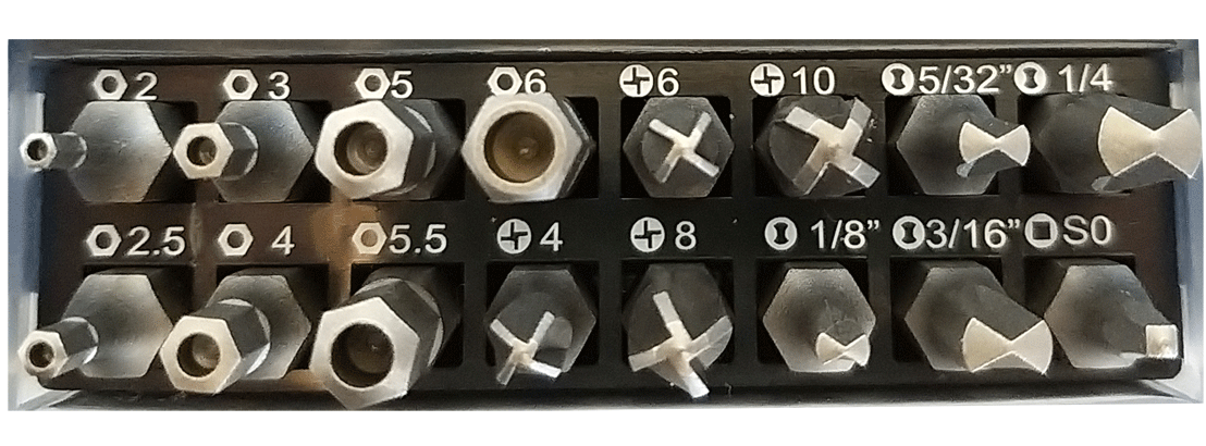 Bugnard - Jeu de bits avec porte-embouts - 32 embouts - sécurité - n°3 - Bugnard.ch