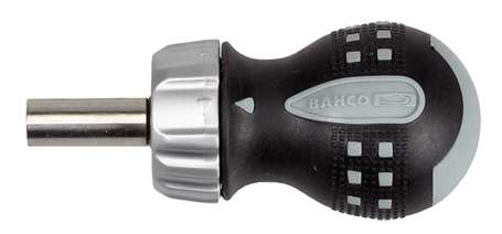 Bahco - Poignée à cliquet courte pour embouts 1/4"