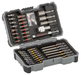 Bosch - Jeu de bits avec porte-embouts - 43 pces