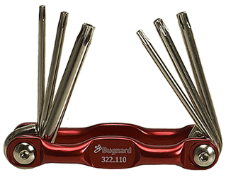 Bugnard - Stiftschlüsselsatz - Klapphalter - Torx