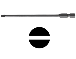 Embout - vis à fente - 90 mm