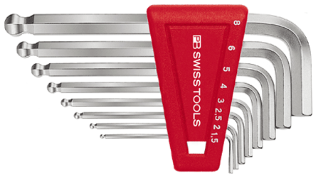 PB Swiss Tools - PB 212 H - Jeu de clés mâles - tête sphérique