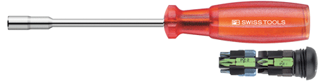 PB Swiss Tools - PB 6461 BU - Porte-embouts - avec embouts - long