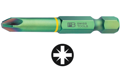 PB Swiss Tools - PB E6 192 - Embout - Pozidriv - 50 mm