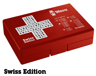 Wera - Swiss Edition - Jeu de bits avec porte-embouts - 61 pces