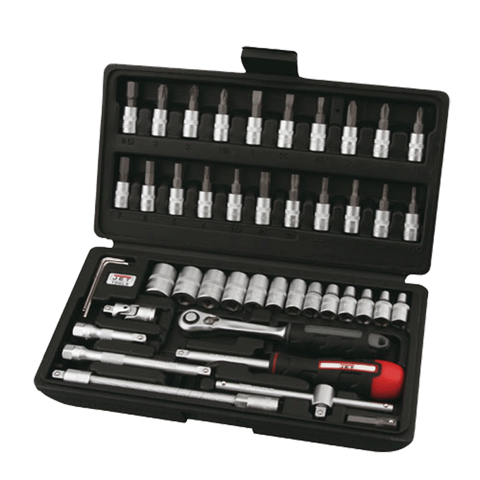 JET - X-546B - Jeu de clés à douille à 6 pans - 1/4" - n°1 - X-546B - EAN 7612375508468 - Bugnard.ch