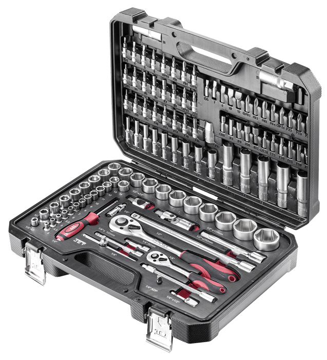 JET - Jeu de clés à douille 1/4"+1/2" - n°1 - X-111 - EAN 7612375531435 - Bugnard.ch