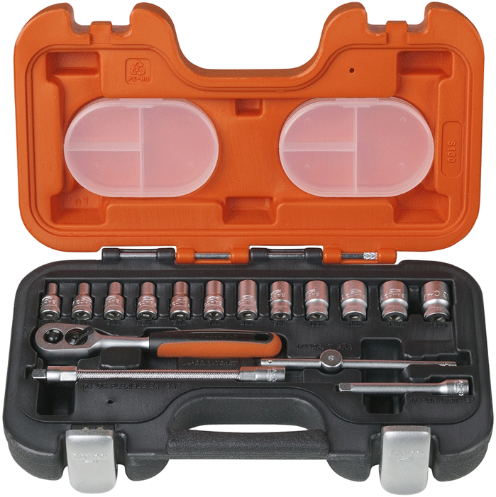 Bahco - Jeu de clés à douille à 6-pans - 1/4" - n°1 - EAN 7314150104031 - Bugnard.ch