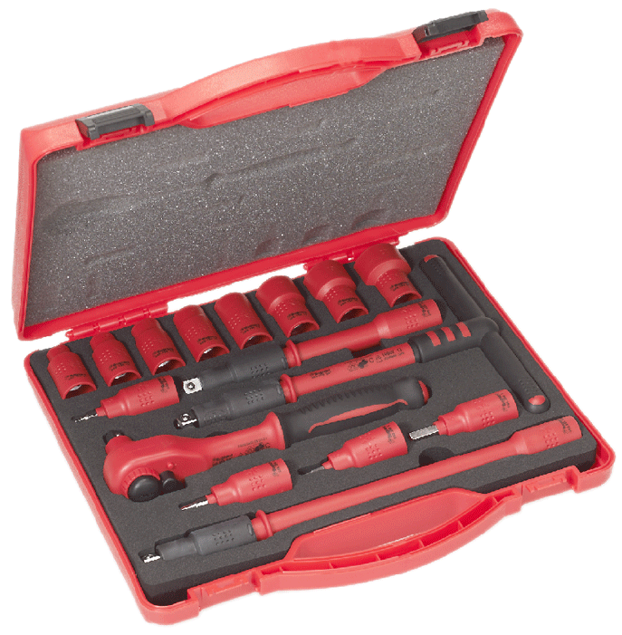 Bugnard - Jeu de clés à douille 3/8" - isolé 1000 V - n°1 - Bugnard.ch