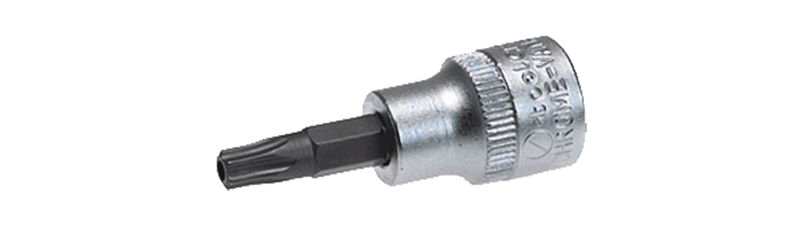 JET - Douille tournevis pour vis six lobes internes Torx® - 3/8" - n°1 - Bugnard.ch