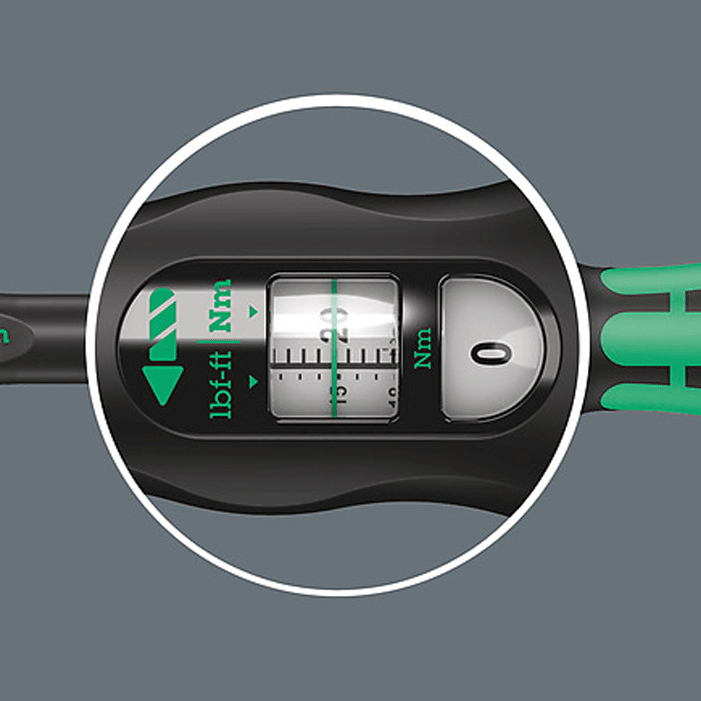 Wera - Click-Torque C 3 - Clé dynamométrique avec cliquet - 40-200 Nm - 1/2" - n°3 - Click-Torque C 3 - EAN 4013288193230 - Bugnard.ch