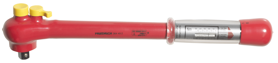 Friedrich - Clé dynamométrique - 5-50 N m - 1/2" - 1000 V - n°1 - EAN 4007555364492 - Bugnard.ch