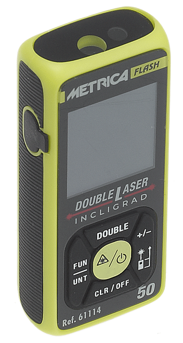 Metrica - FLASH 50 INCLIGRAD - Télémètre à double laser - FLASH 50 INCLIGRAD - n°8 - FLASH 50 INCLIGRAD - EAN 8001066611140 - Bugnard.ch