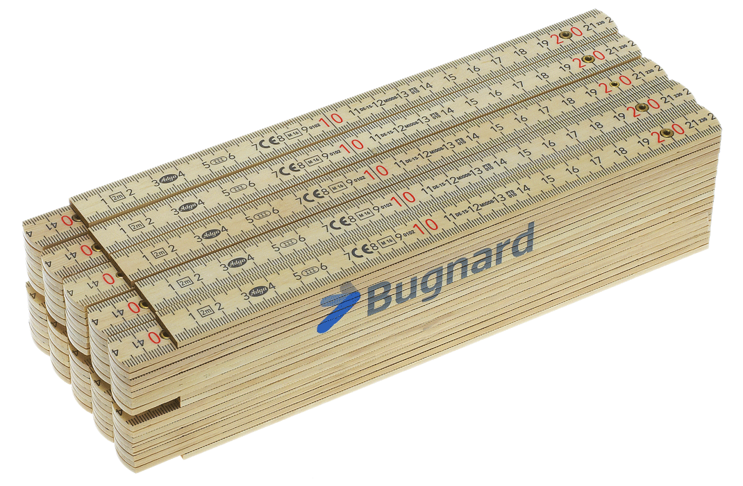 Bugnard - Mètre pliant en bois - n°1 - 1432 T NATUR - Bugnard.ch